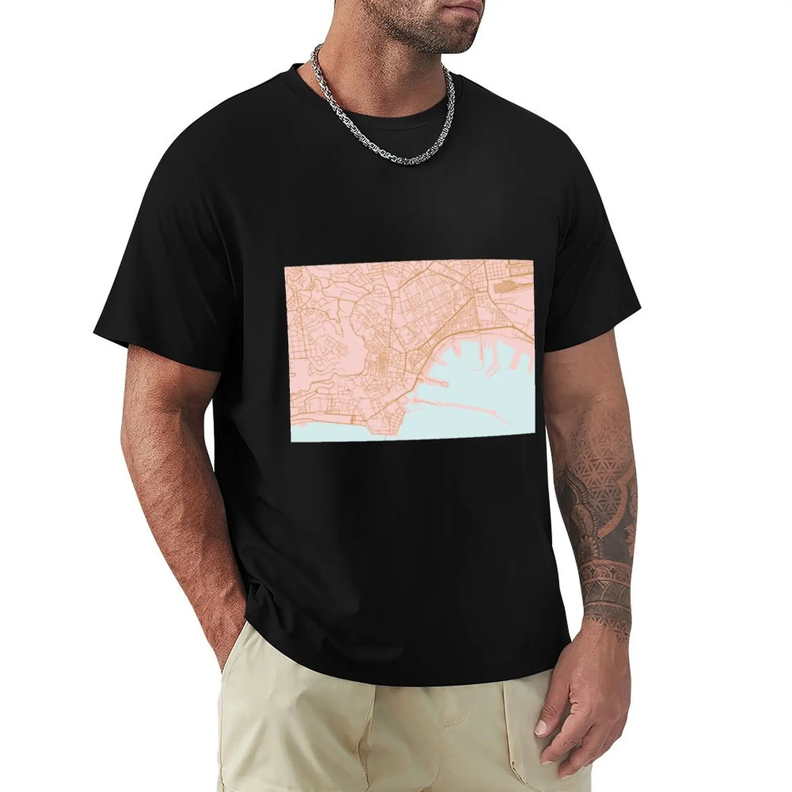 Naples map, Italy T-Shirt t shirt for man T-Shirt