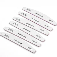 Nail File 100 To 240 Professional Tools Emery for Manicure Lime 240 Sandpaper Gel Polishing Files for Nails Buffers Set Polisher 4