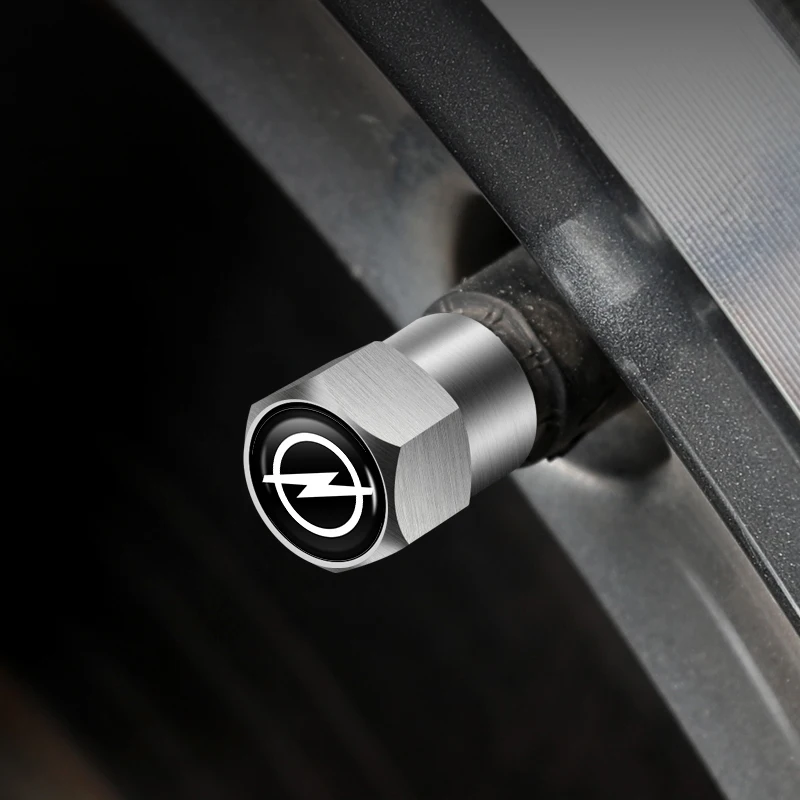 Capuchons de assujetde roue avec logo de voiture, couvercle de tige pour Opel Corsa, Astra, Insignia, Vectra, Zafira, Meriva, Mokka Grandland,