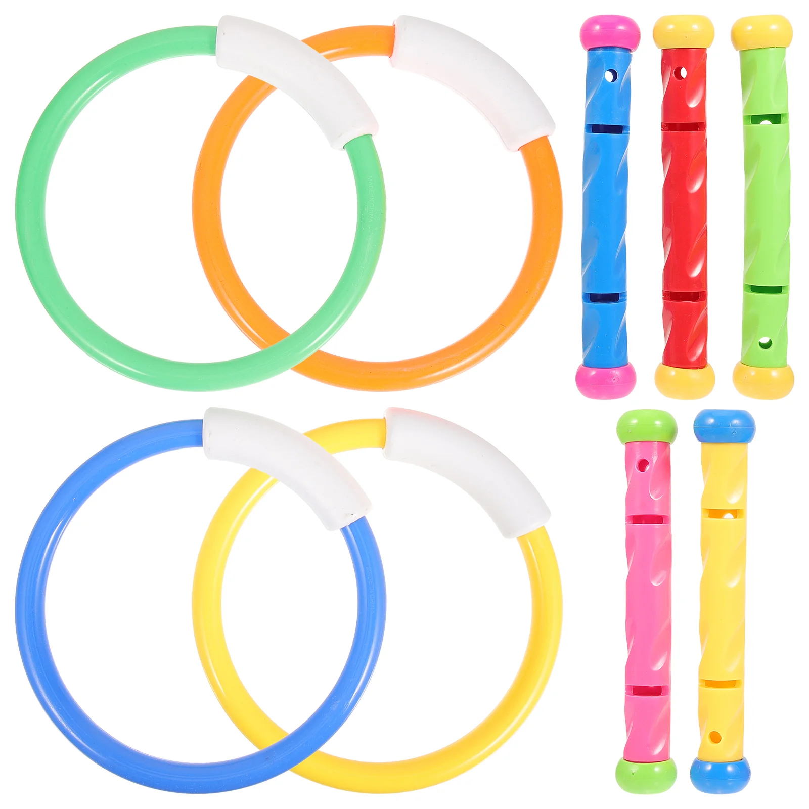 

9 Pcs Toys for Babies Diving Play Set Swimming Ring Pool Dive Sticks Kids Ages 8-12 Baby