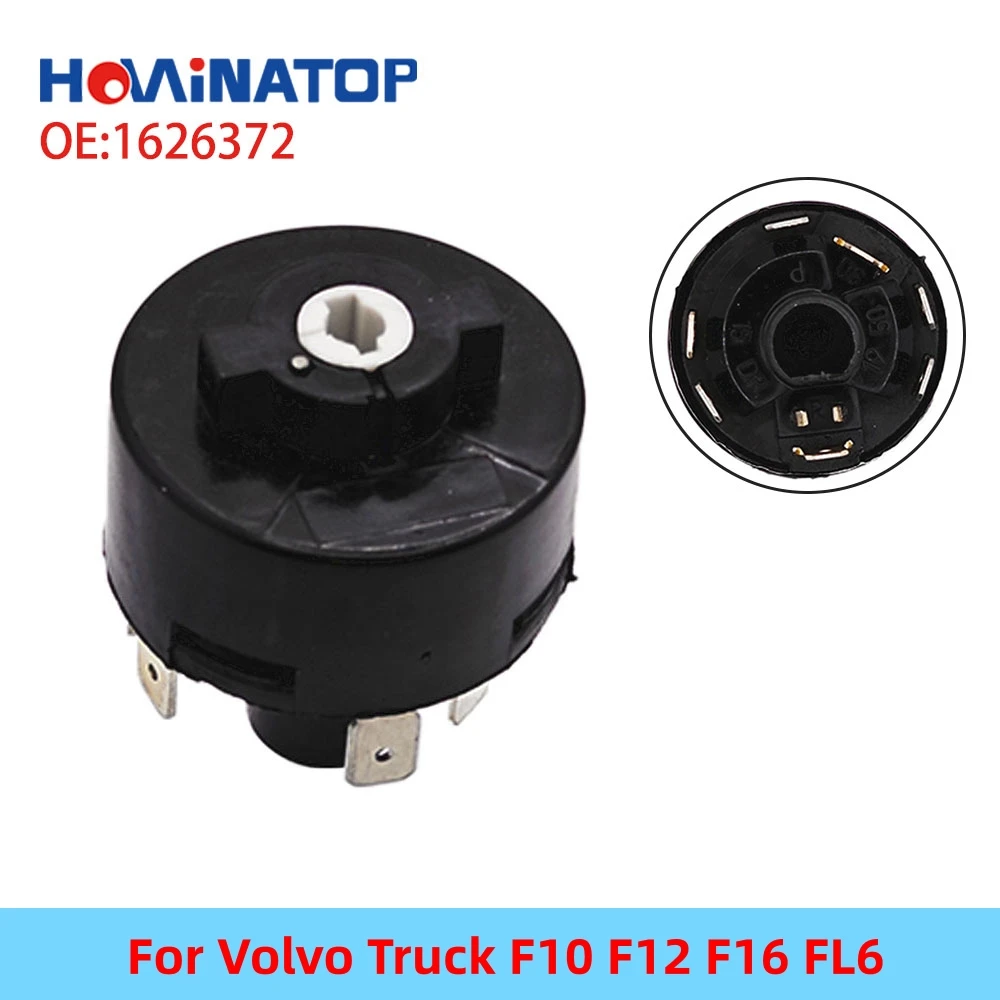 

HOWINATOP 1626372 103384 Ignition Starter Switch 7 Pins For Volvo Truck F10 F12 F16 FL6 High Quality OEM Replacement
