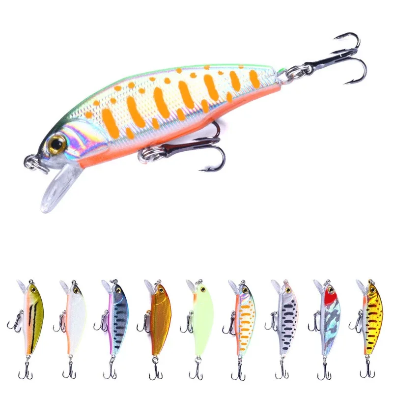 

9 Pcs Minoruya Lures 3G Hickory Micro-object Long-cast Hover Slow-sinking Glow Xiaomi Lowe Decoy Bionic Luya Lures Carp Fishing