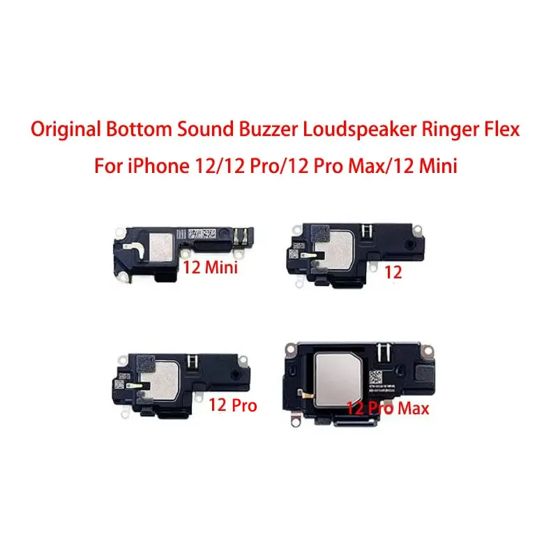 Оригинальный внутренний звонок, нижний зуммер, громкий динамик для iPhone 12 Pro Max, мини-запасные части