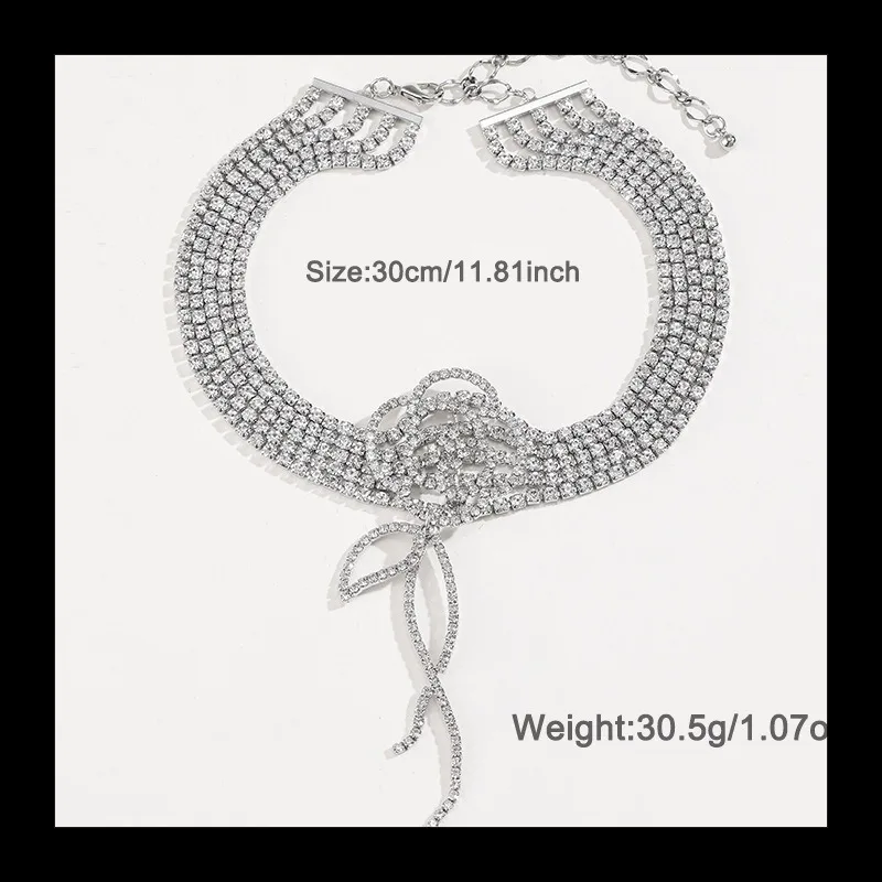 مبالغ فيها كامل الزركونيوم قلادة أنثى الأمازون رائجة البيع الربيع الماس زهرة قلادة النحاس مطعمة الزركونيوم رائعة الرقبة #6