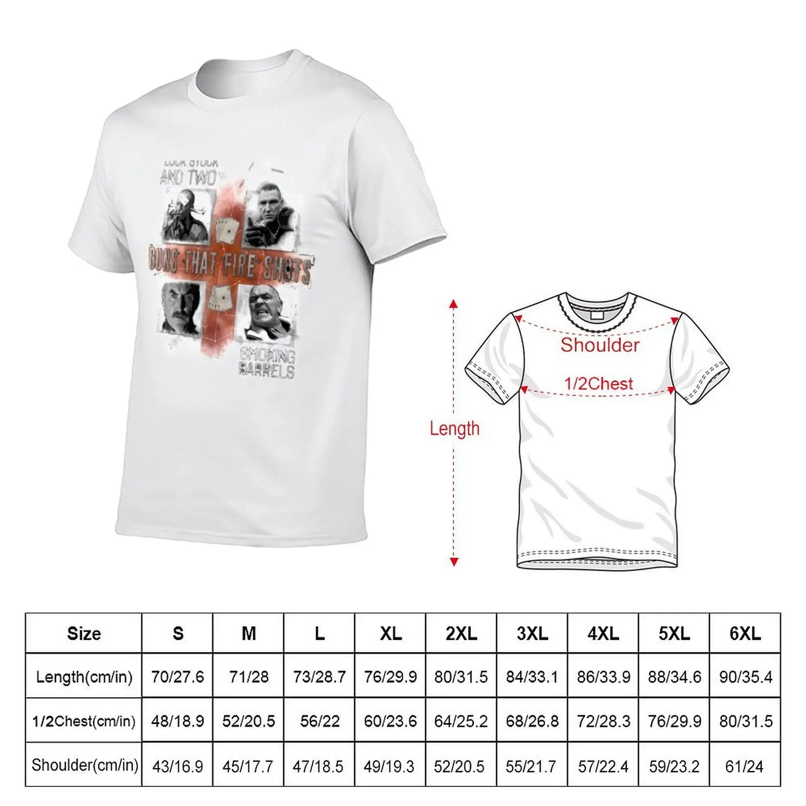 Lock Stock And Two Smoking Barrels T-Shirt fashion shirts blanks oversized t shirts for men