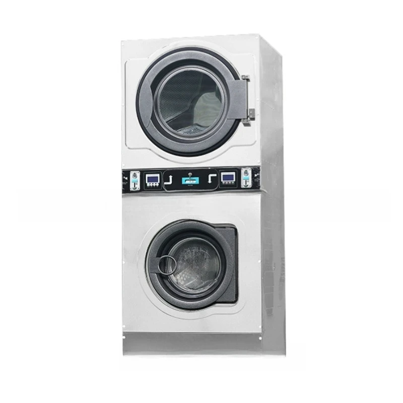 

All in one machine for drying and washing, coin operated scan code and card swiping, industrial and commercial