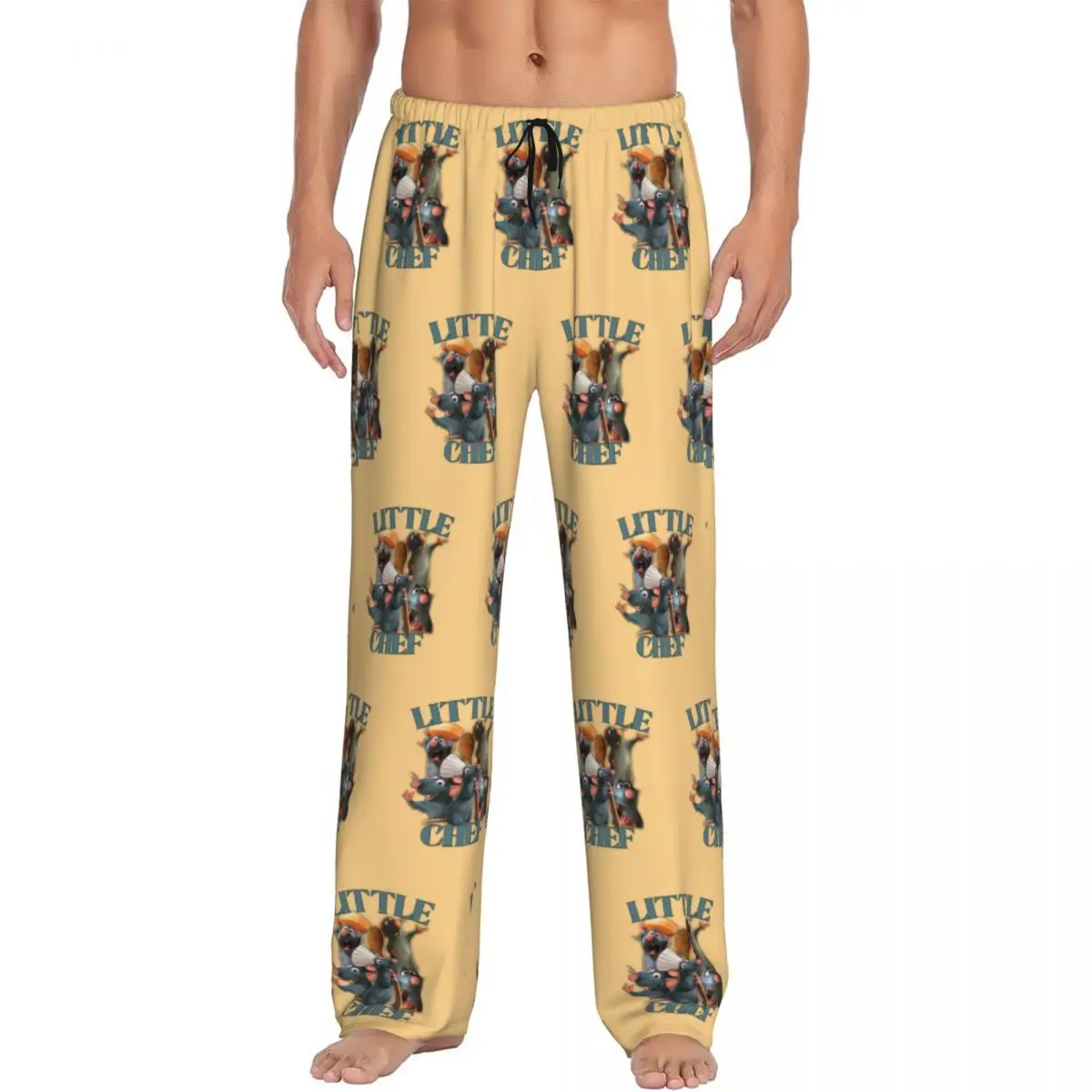 جديد الخريف الشتاء الرجال الاطفال راتاتوي الأسرة مطابقة وتتسابق السراويل السراويل كوميديا ماوس الرسوم المتحركة مع جيوب Sweatpants #5