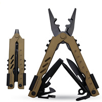 Portable Folding Multi-Function Combination EDC Pliers All-Steel Large-Sized Pliers Outdoor Self-Defense Camping Equipment