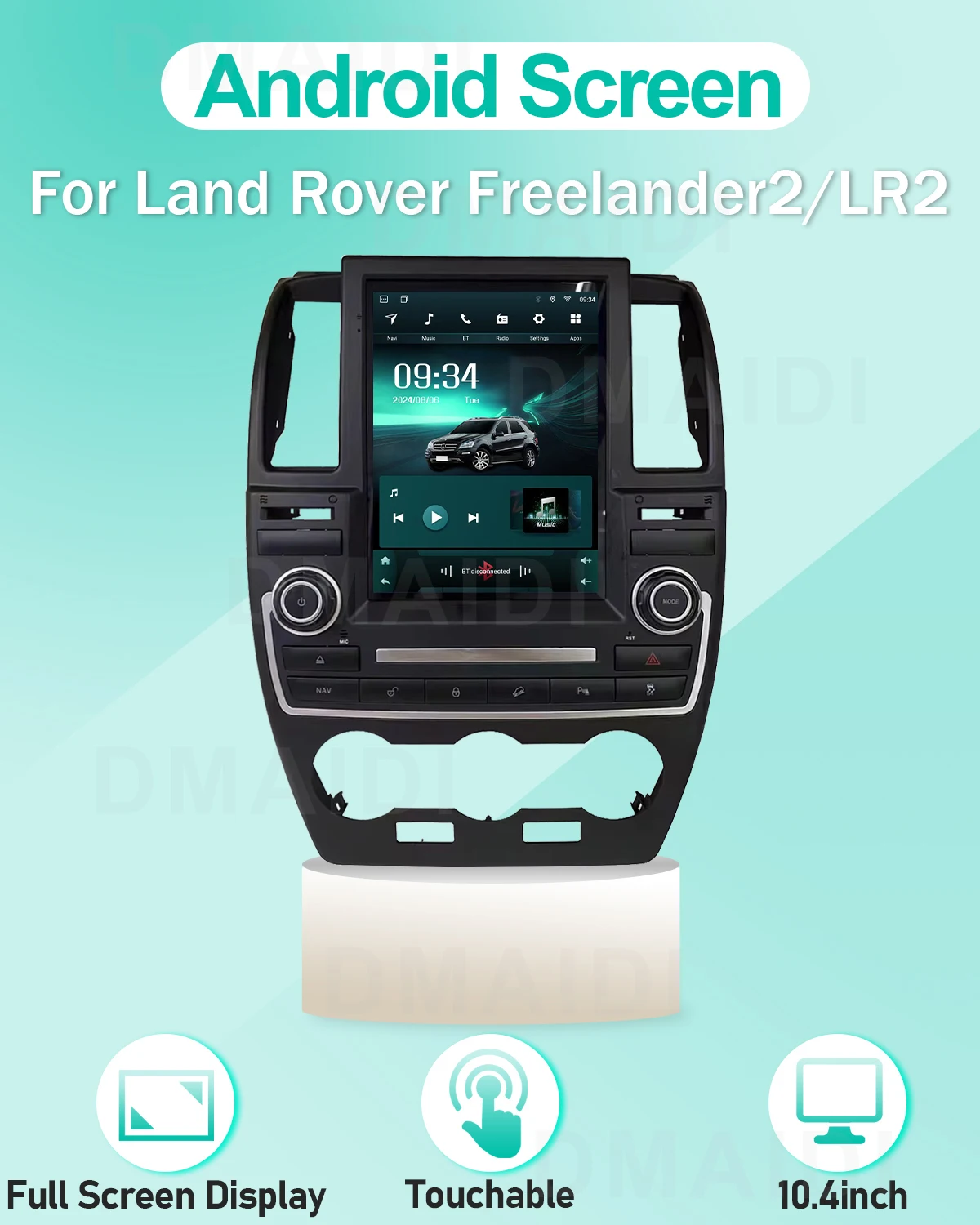 Dmaidi Android For Land Rover Freelander 2 LR2 Navigation Radio Player Carplay Car Play Auto Car Multimedia Video Car Dvd Player