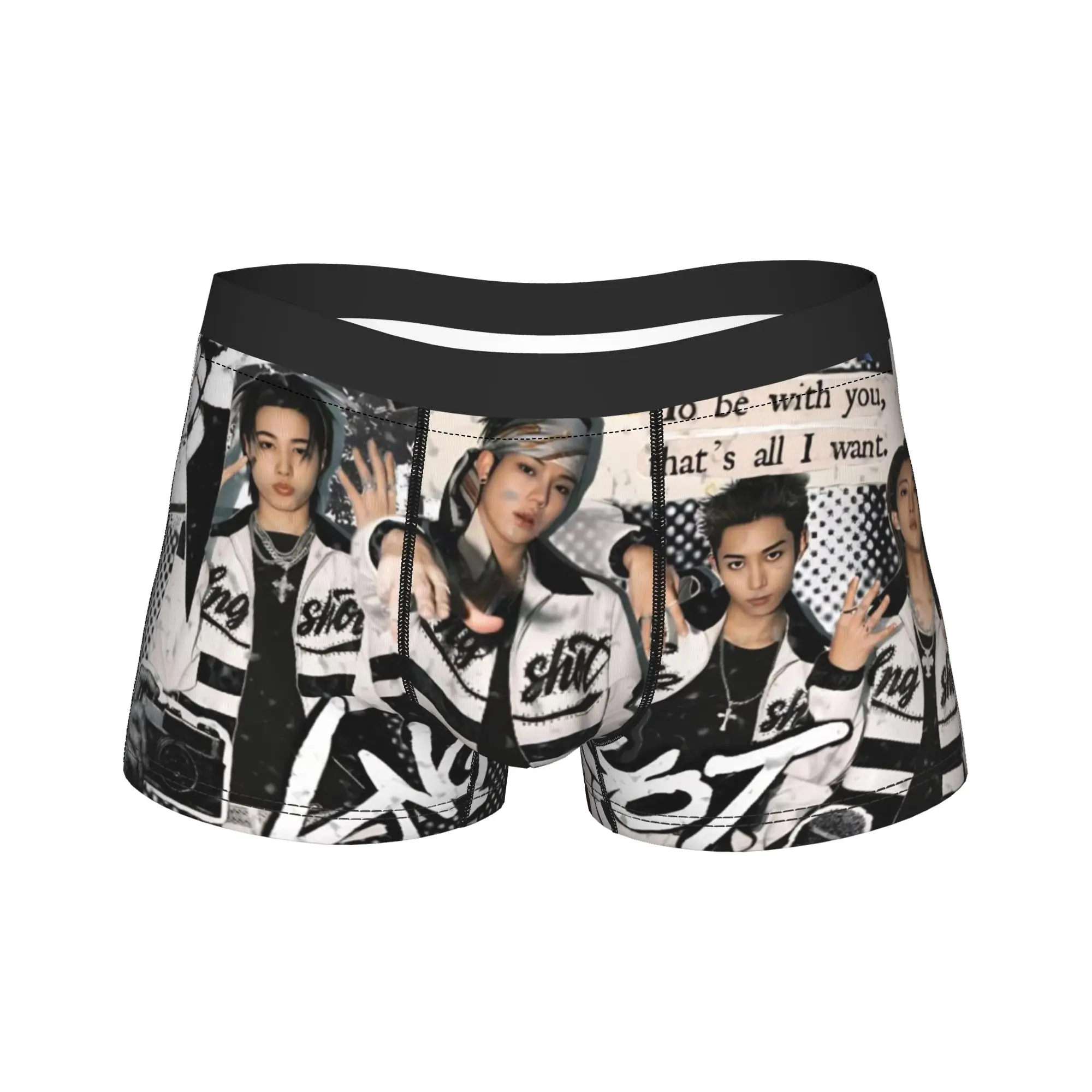 

Kpop Group Lngshot Boxers Novelty Gift For Men Fun Underwear Boxer Underpants