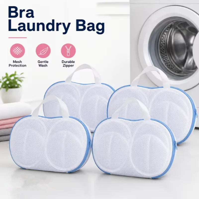 Sturdy Underwear Laundry Bag - Mesh Washing, Zipper Closure, Suitable for Delicate Clothing, Anti-Deformation Mesh Laundry Bag