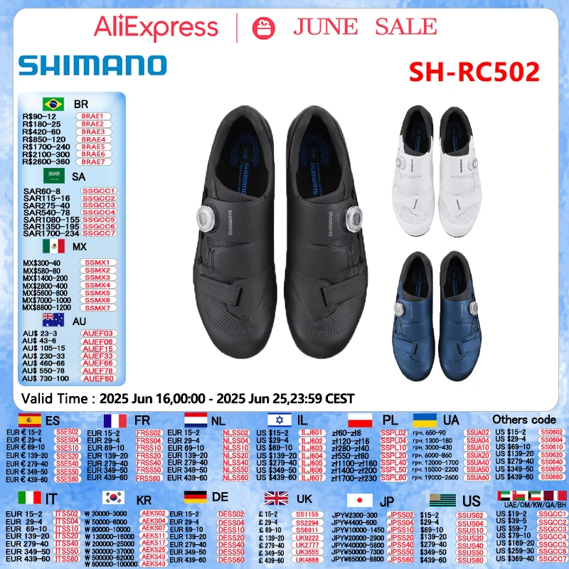 

Shimano RC502 Road Bike Lock Shoes RC5 RC500 RC502 Carbon Fiber Sole Road Bike Self-locking Riding Shoes Locking Shoes