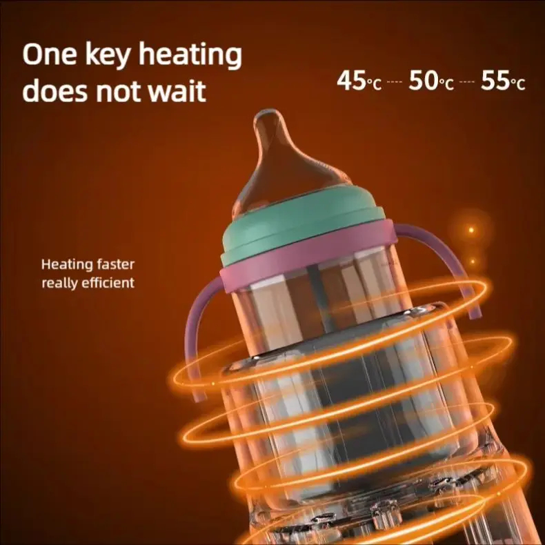 Multifunction Smart Milk Shaker Breast Milk Warmer Baby Bottle Heater Adjustable Milk Modulator Constant Temperature