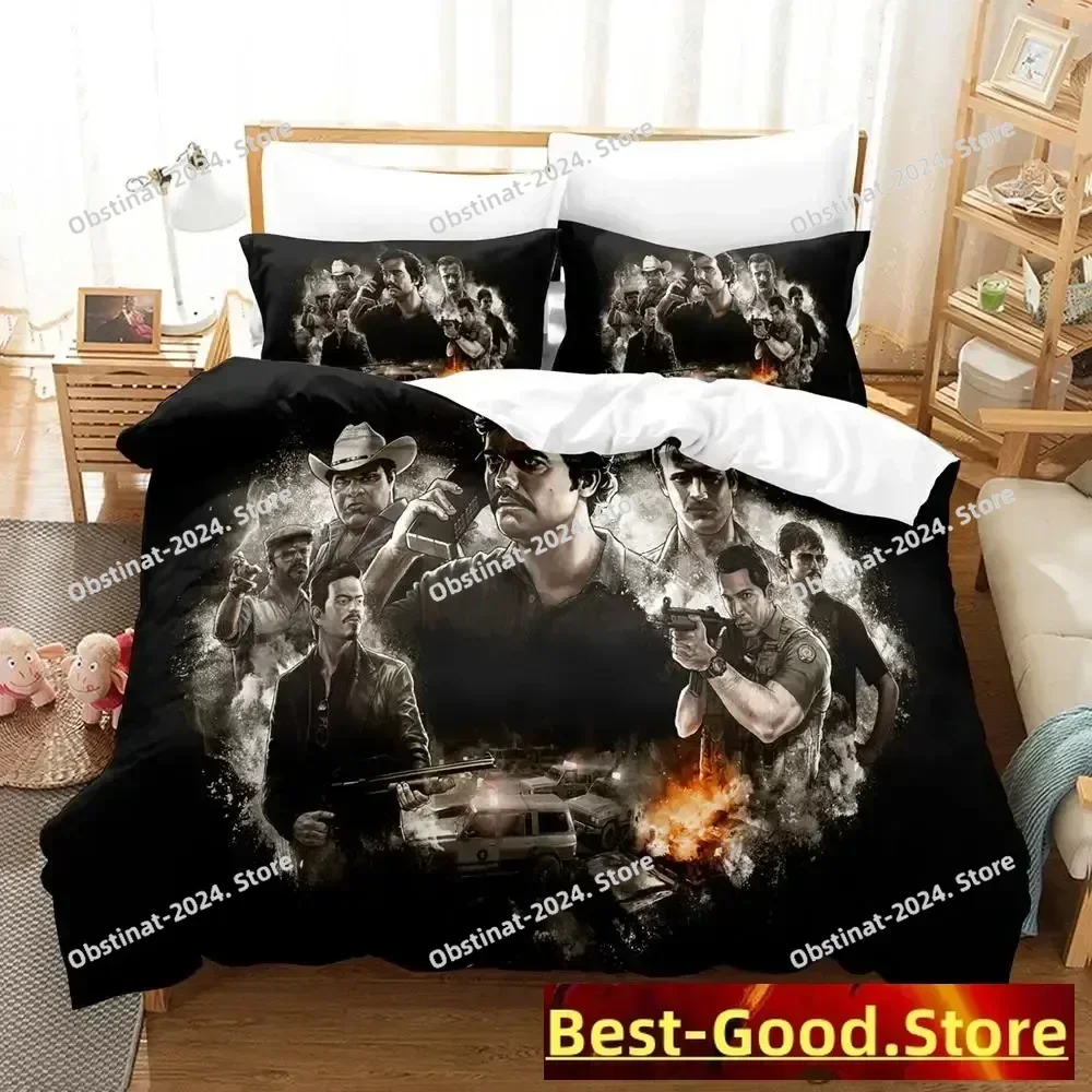 

Personelity Narcos Bedding Set Single Twin Printed Bed Set With Pillowcase Bed Duvet Cover Single Double Queen Super King Size
