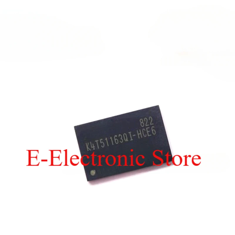 5 قطعة/الوحدة K4T51163QI-HCE6 K4T51163QI DRAM رقاقة DDR2 SDRAM 512Mbit 32Mx16 1.8V 84-Pin FBGA