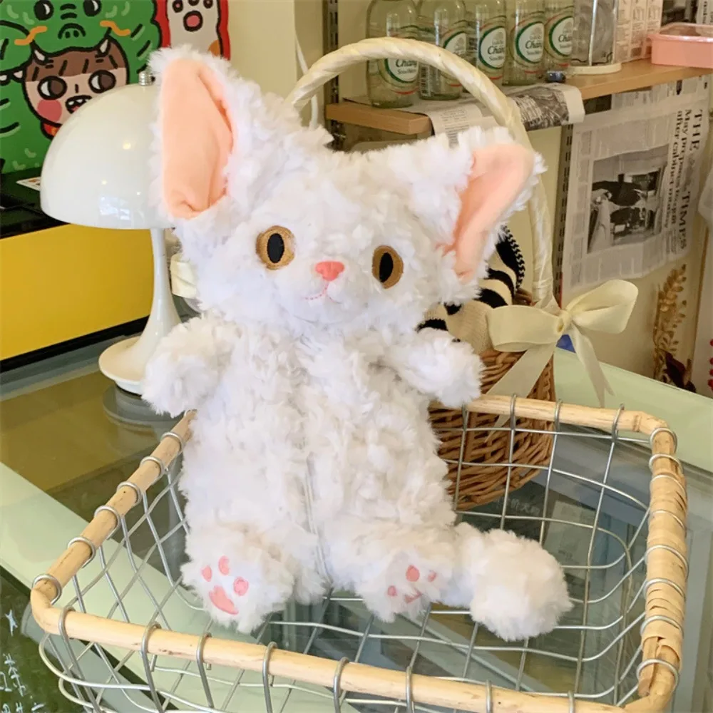 

Kawaii Long Tail Cat Doll Pencil Bag Plush Simulated Cat Doll Stationery Bag Large Capacity Cartoon Cat Pen Pouch School