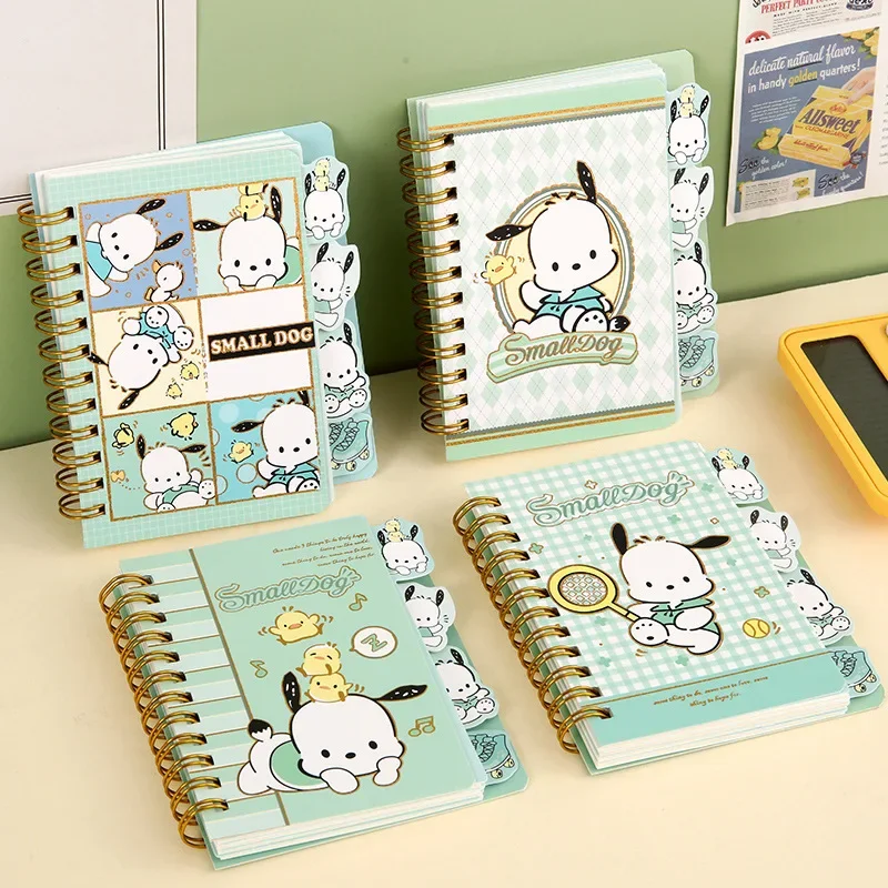 Anime Sanrio Diary Notebook My Melody Hellokitty Kuromi Cinnamoroll Cartoon Student Portable Notebook Kids Birthday Girl Gifts