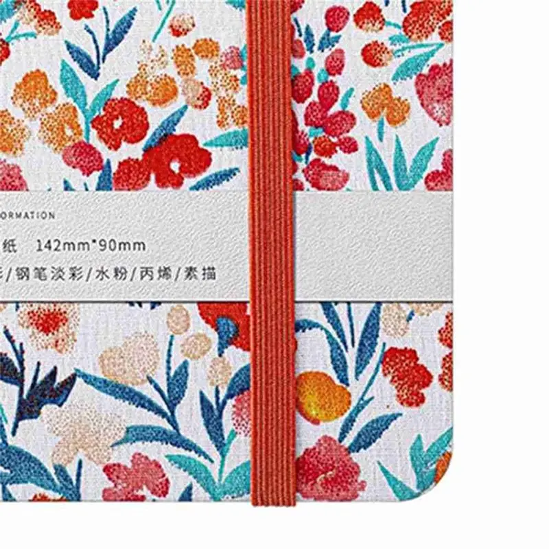 AED5-2Pcs كراسة الرسم بالألوان المائية 3.5X5.5In مجلة الألوان المائية المحمولة 20 ورقة/40 صفحة 140Lb/300Gsm لرسم الرسم #4