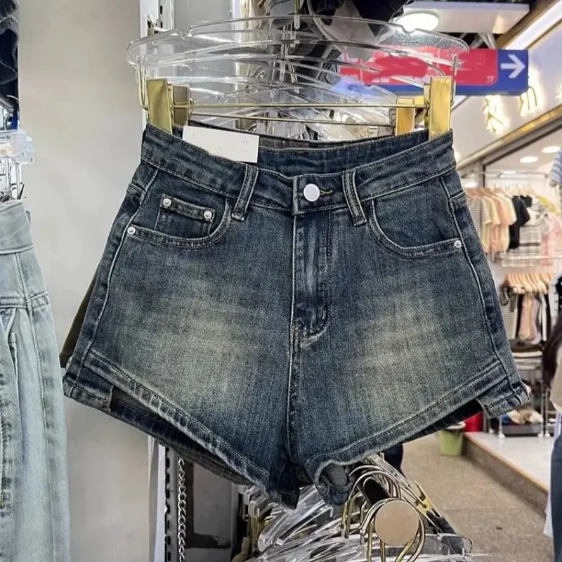 

Outdoor With Pockets Loose Denim Shorts for Women Designer Fashion Clothing Nre Youthful Trend Comfy XL Short Jean Pants Woman