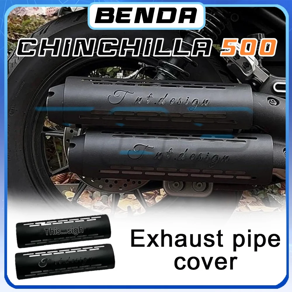 

Black heat-resistant and heat-insulating material protection BENDA CHINCHILLA 500 exhaust hood 500CHINCHILLA 500chinchilla