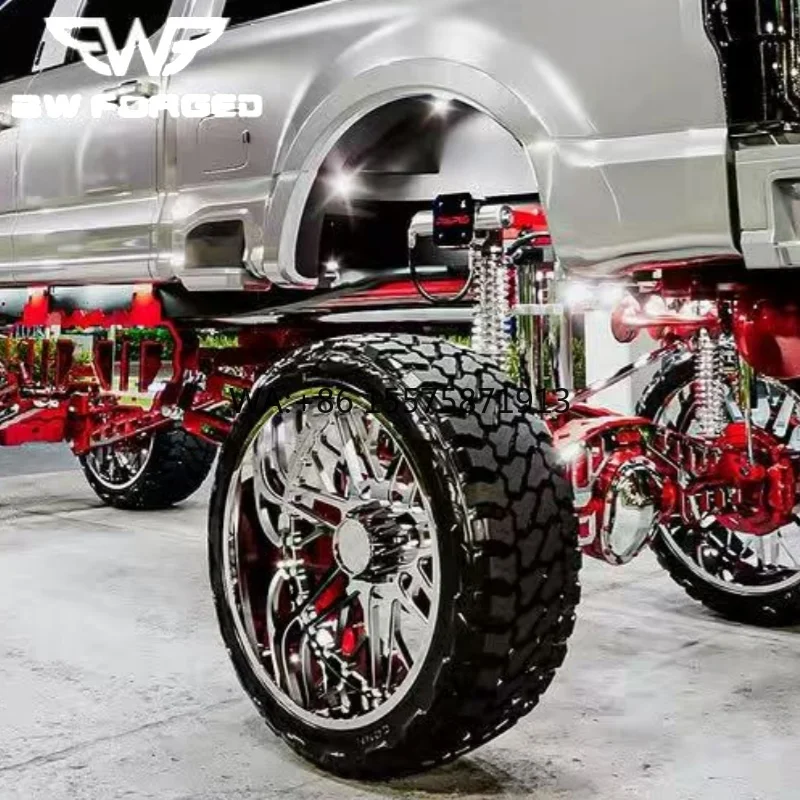 

Custom Super Single Rims Forged Truck Wheels 20x10 22x12 22x14 24x12 24x14 Deep Dish Wheel 6x139.7 6x5.5 8x6.5 8x170 8x180