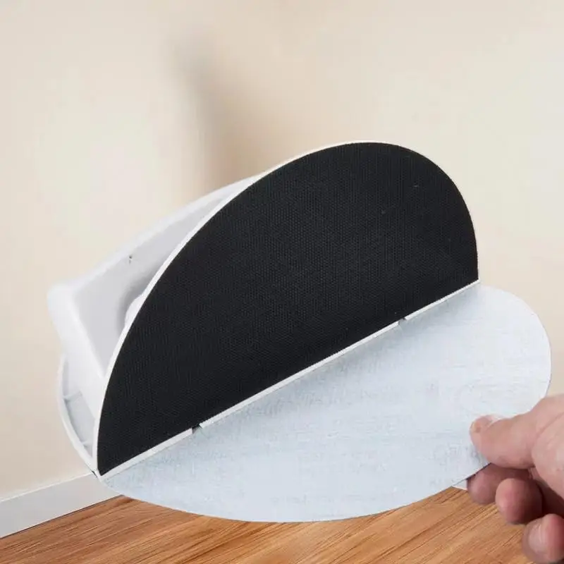 Ultimate Woodworking Companion: 1 Set of Plastic Corner Sander with Comfortable Handle and Adhesive Half Circle Sanding Pad