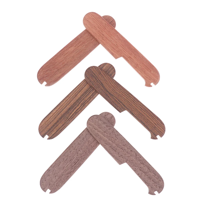 

1Pair CNC Custom Natural Wood Grip Handle Scales For 91MM Vs Army Knives DIY Making Replace Accessories