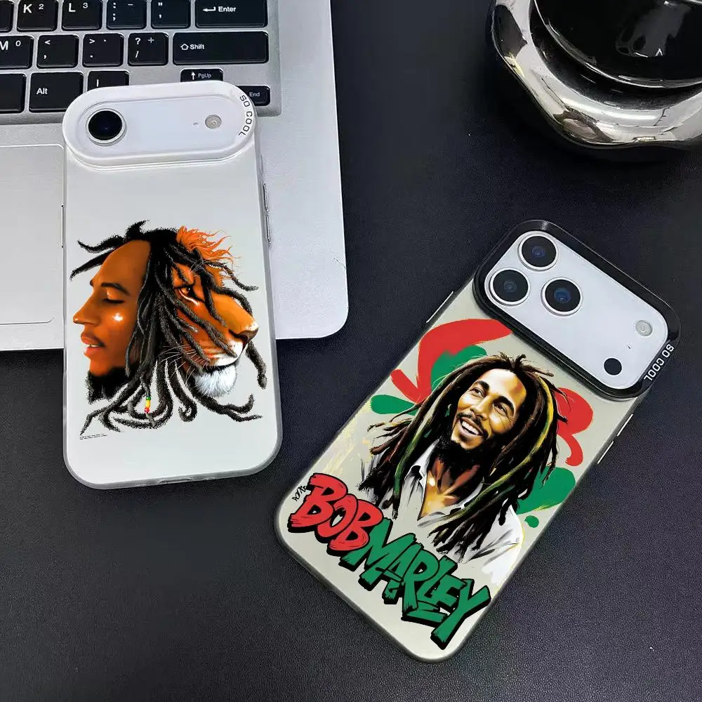 جامايكا بوب إم مارلي الأسد قضية الهاتف آيفون 17 16 15 14 13 12 11 برو ماكس الهواء ماتي ليزر أورورا للصدمات فوندا #2