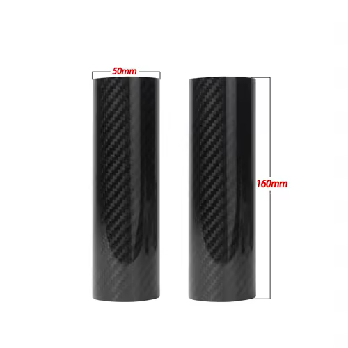Motorcycle 160-260mm Front Fork Wraps Carbon Fiber Protectors For KTM Honda Yamaha Kawasaki Suzuki CRF CR YZF EXC SXF XC XCF XCW - Image 2
