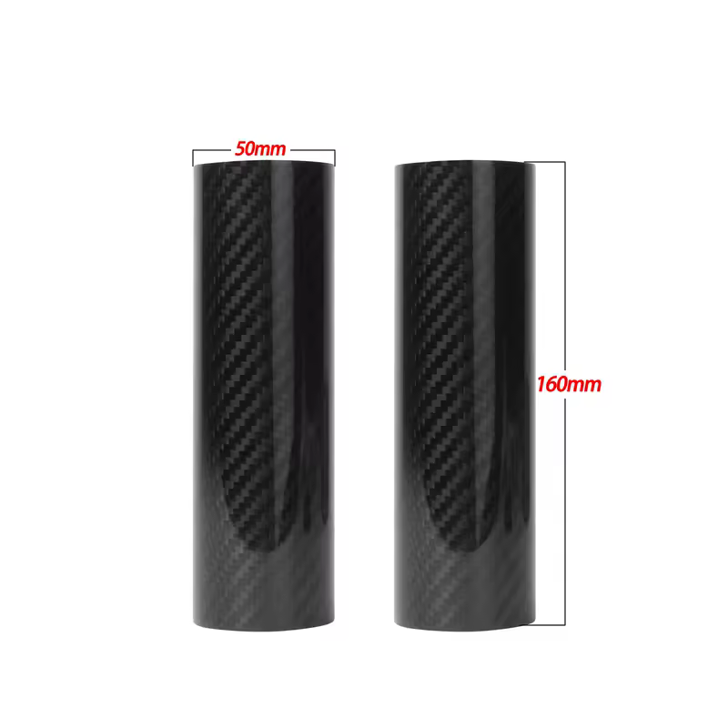 Motorcycle 160-260mm Front Fork Wraps Carbon Fiber Protectors For KTM Honda Yamaha Kawasaki Suzuki CRF CR YZF EXC SXF XC XCF XCW - Image 2
