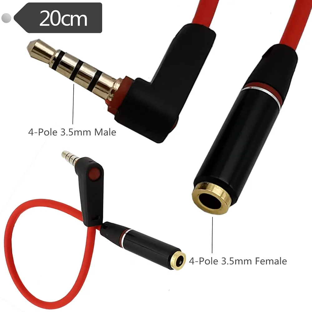 

3.5 Male To Female Earphones Audio Extension 4-Core Audio Extension Cable Car Phone MP3 Car Audio Cable