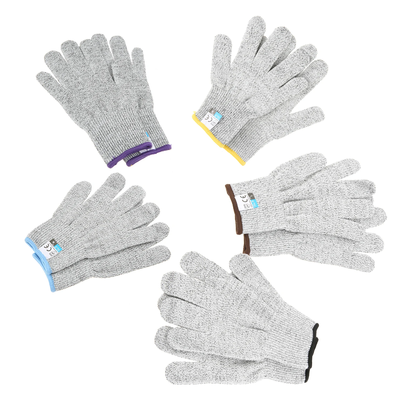 1Pair of Soft HPPE Cut Resistant Gloves Protection Safety Kitchen Cut Gloves For Heavy-duty Tasks Abrasion Resistance Durability