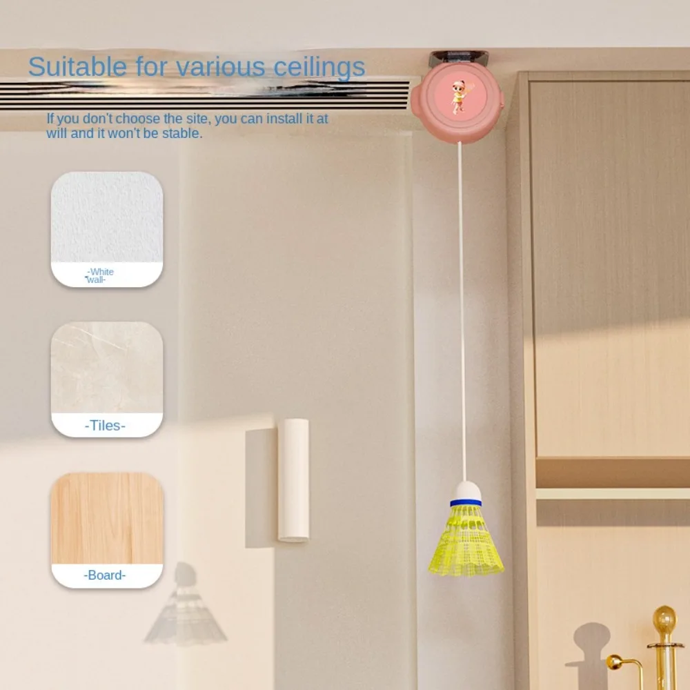 

1 комплект, сопровождающий тренировочный тренажер для бадминтона, растягивающийся тренажер для самостоятельной тренировки, ватинка для хранения бадминтона