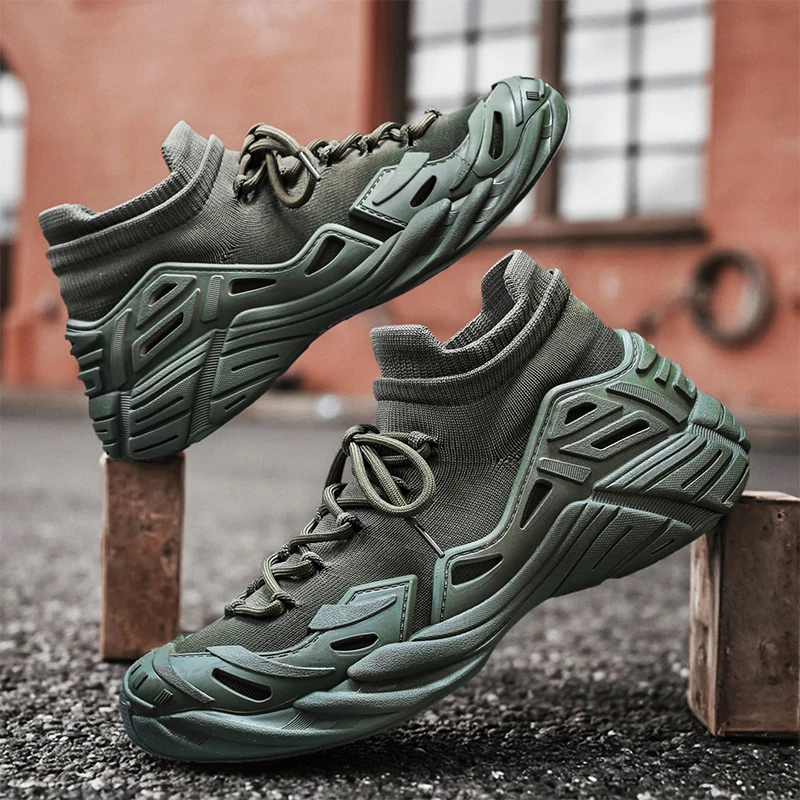 Men Shoes Mesh Brea… - image