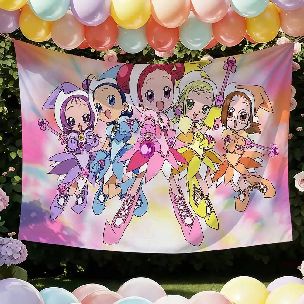 ANIME D-DoReMi Ojamajo Doremi Flags Wall Hanging Tapestry Outdoor Garage Room Decorative flag Background Blanket 4