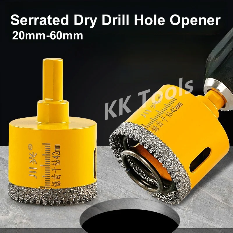 Diamond Drilling Bits Dia 20-60mm 1pc for Tile Porcelain Ceramic Granite Marble Stone Holes Saw Cutter M10 Thread