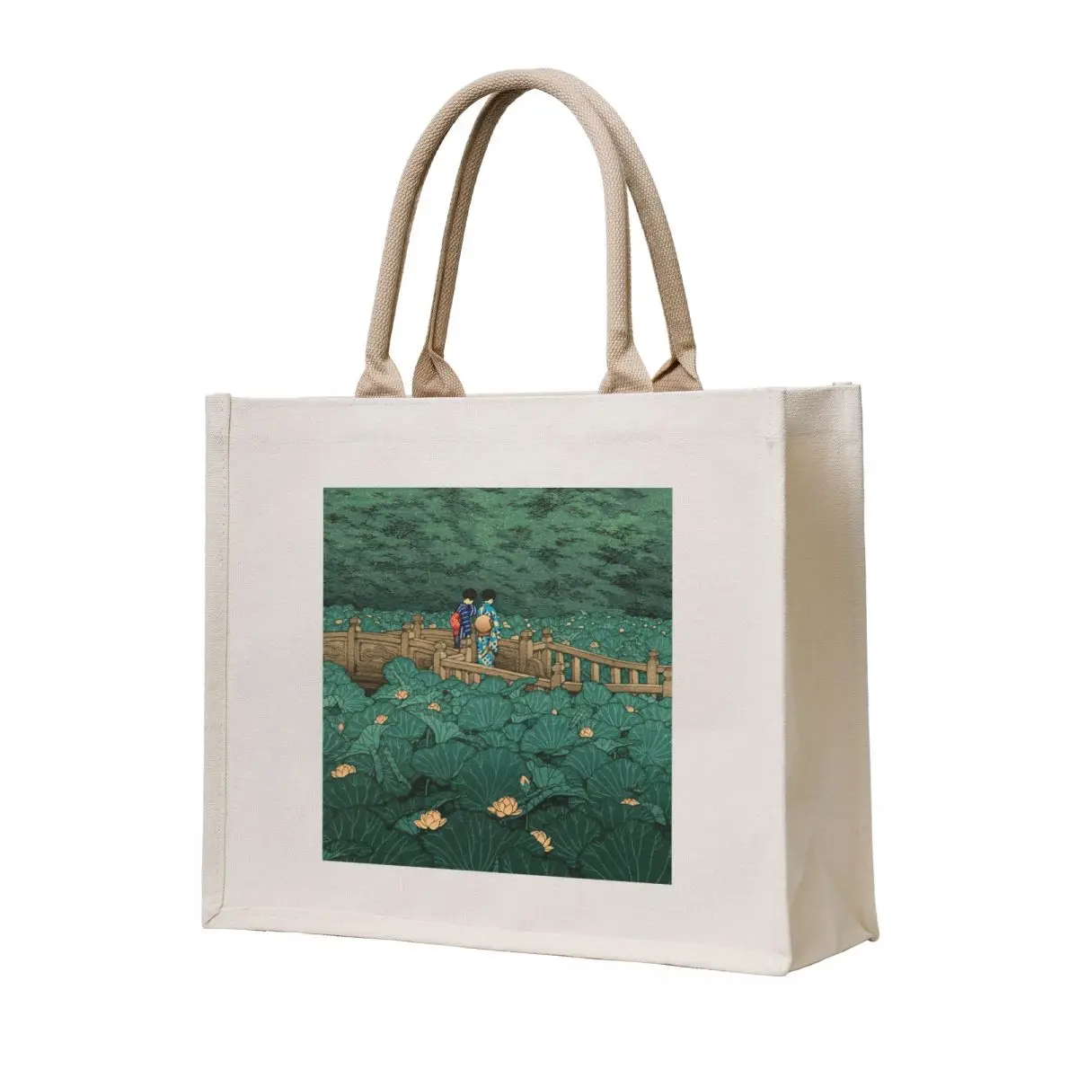 

Shiba Benten ike - Hasui Kawase Tote Bag tote bag university Canvas shoulder bag the tote canvas shopping