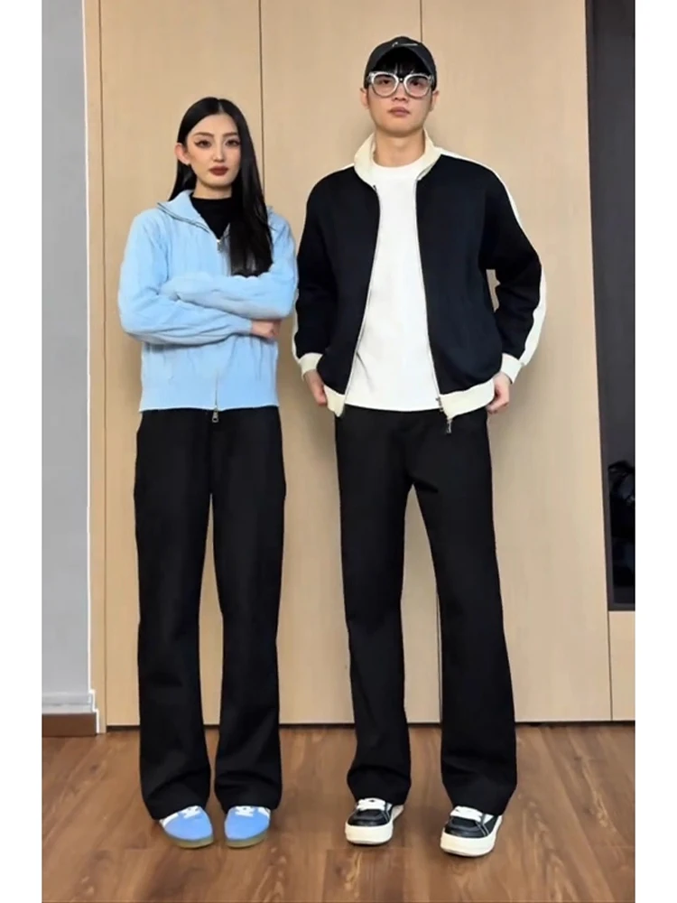 

Bla Slim Fit Stretchy Straight Leg Jeans Men's American Vibe Narrow Version Weight Loss Micro Flared Pants High Waist Long ...