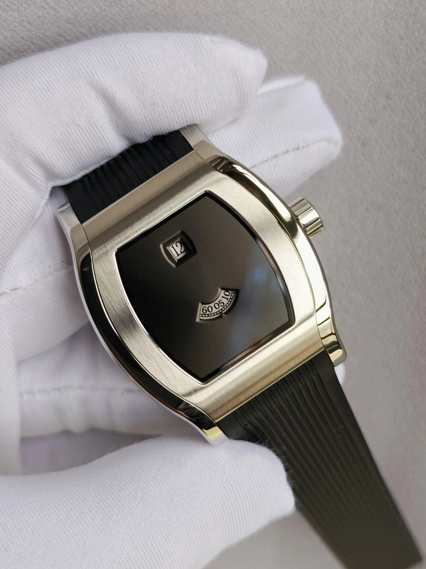 Modische Specht&Söhne Jump Hour Automatische Mechanische Herrenuhr Saphirglas 316 Edelstahl Armbanduhr Reloj Hombre ﻿