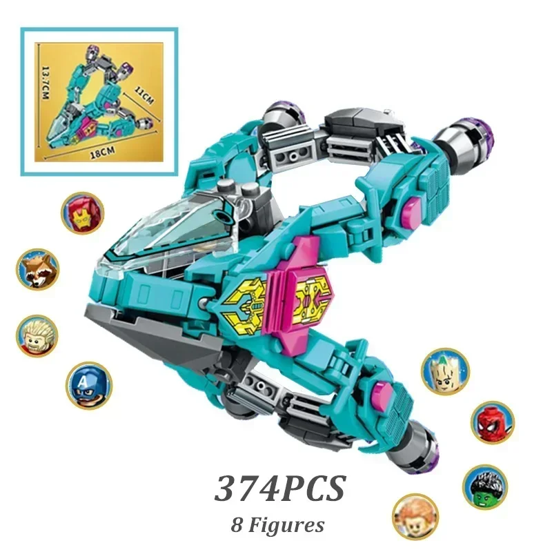 

Galaxy Guardians Spaceship Stars-Ship StarFighter Bowie-Fighter Toys Figure Model Building Blocks Bricks Gift