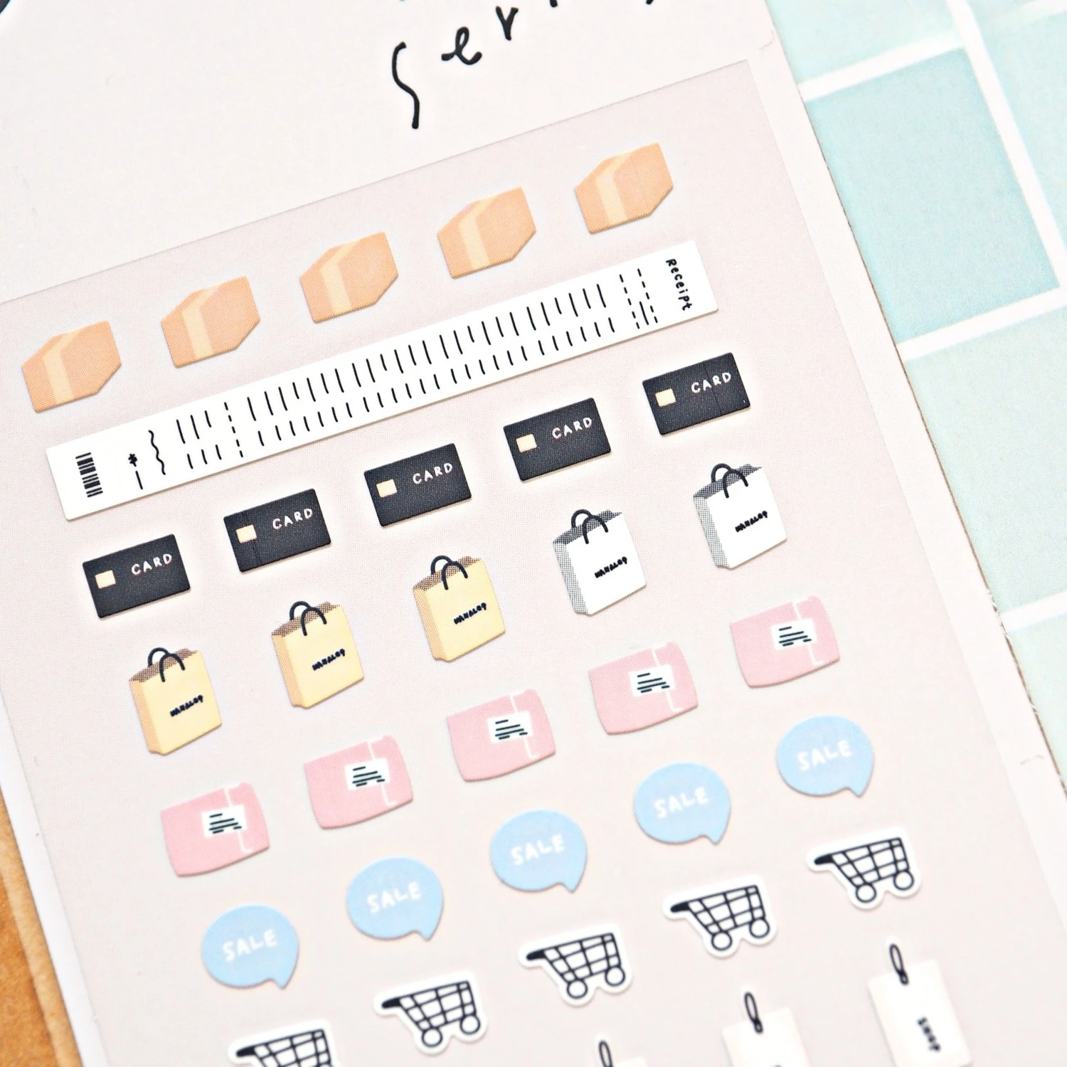 

Korean Import Suatelier Shopping Receipt Sale Package Mini Stickers Scrapbooking Diy Journal Cute Decor Stationery Sticker 108