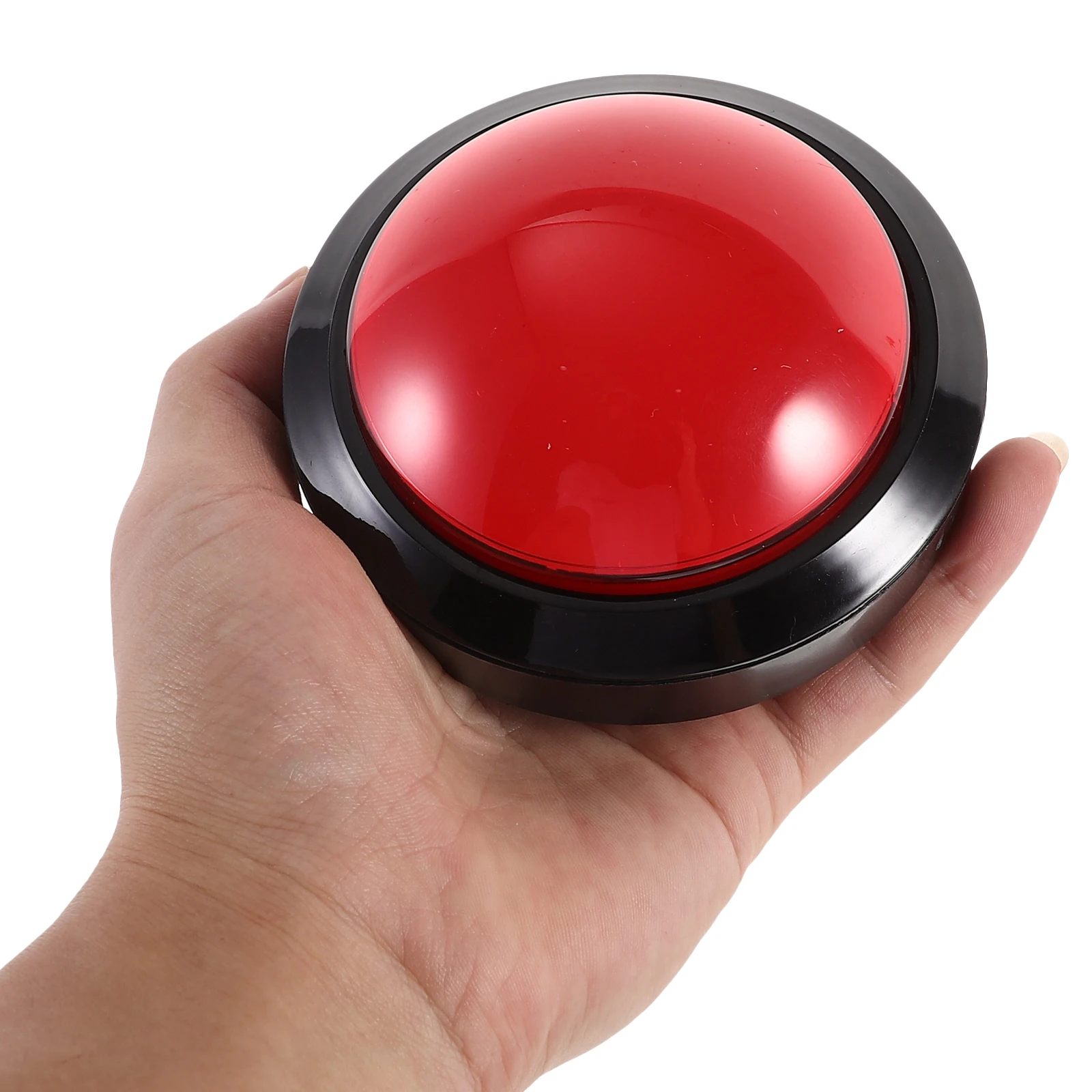 

2pcs Round Electronic Squeeze Responder Game Tools Montessori Educational Toy Skill Learning Buzzers Light Tips