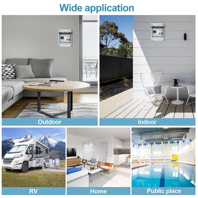 

A95I-IP65 Distribution Protection Box 5 Way Circuit Breaker Box Miniature Electrical Breaker Box Cover