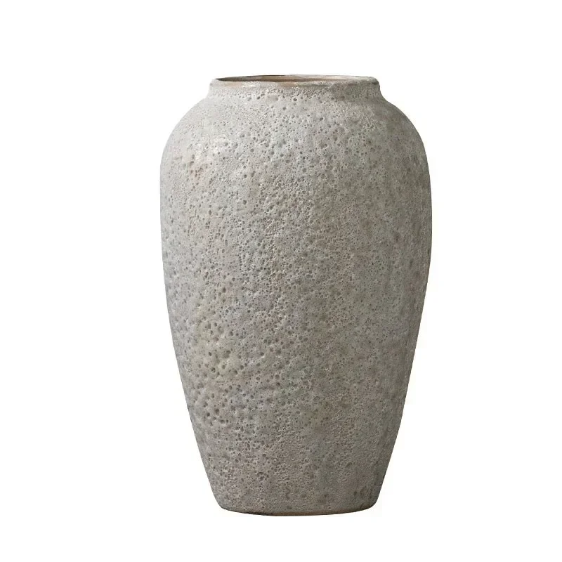 Retro Creative Ceramic Vase, Old Hydroponic Style, Home Decor, Literary Flower Arrangement, Living Room Ornament, Unique Vase