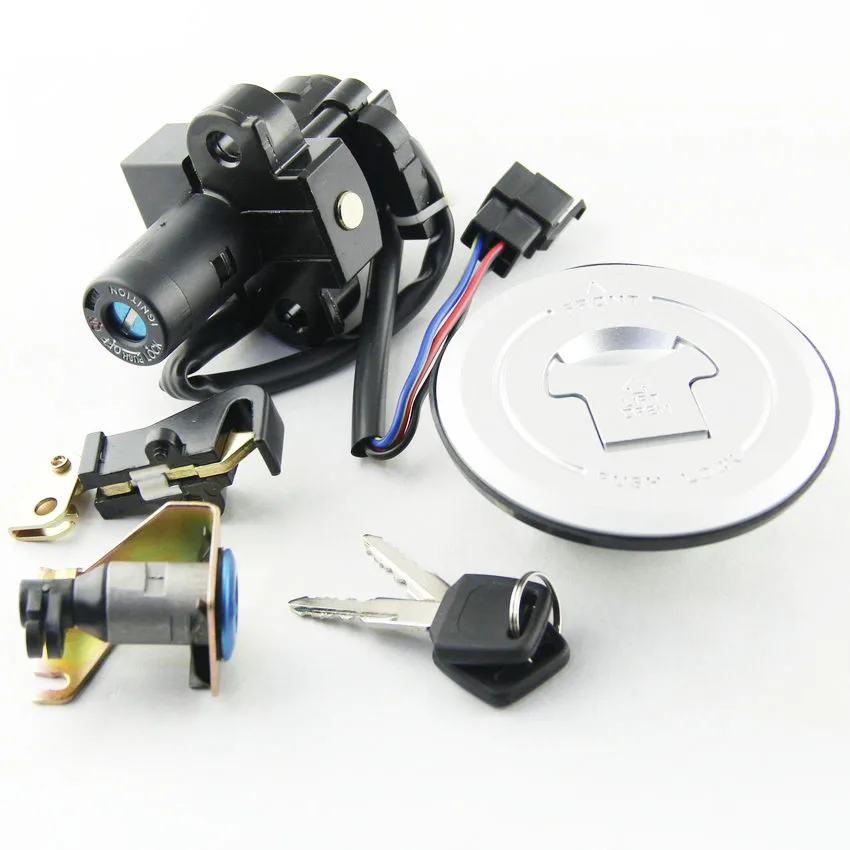 لهوندا XRV750 أفريقيا التوأم 1993-2000 دراجة نارية مفتاح إشعال خزان الوقود غطاء تغليف مقعد قفل مفتاح مجموعة عدة 35100-MY1-007