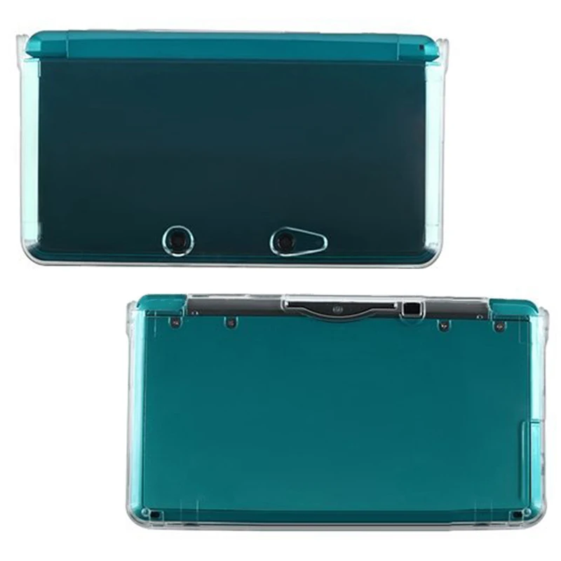 Clear Split Shell Transparent Protective Cover Case Screen Film LCD Screen Protector For 2DS 3DS 3DSLL NEW 3DSLL NEW 3DS