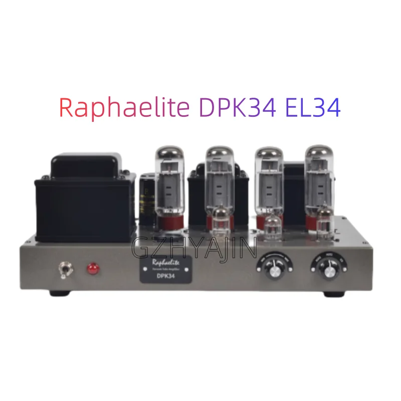 

New 28W*2 Raphaelite DPK34 EL34 tube push-pull tube amplifier HIFI amplifier DIY kitS,5AR4*1 6N3*1 12AT7*2 EL34*4