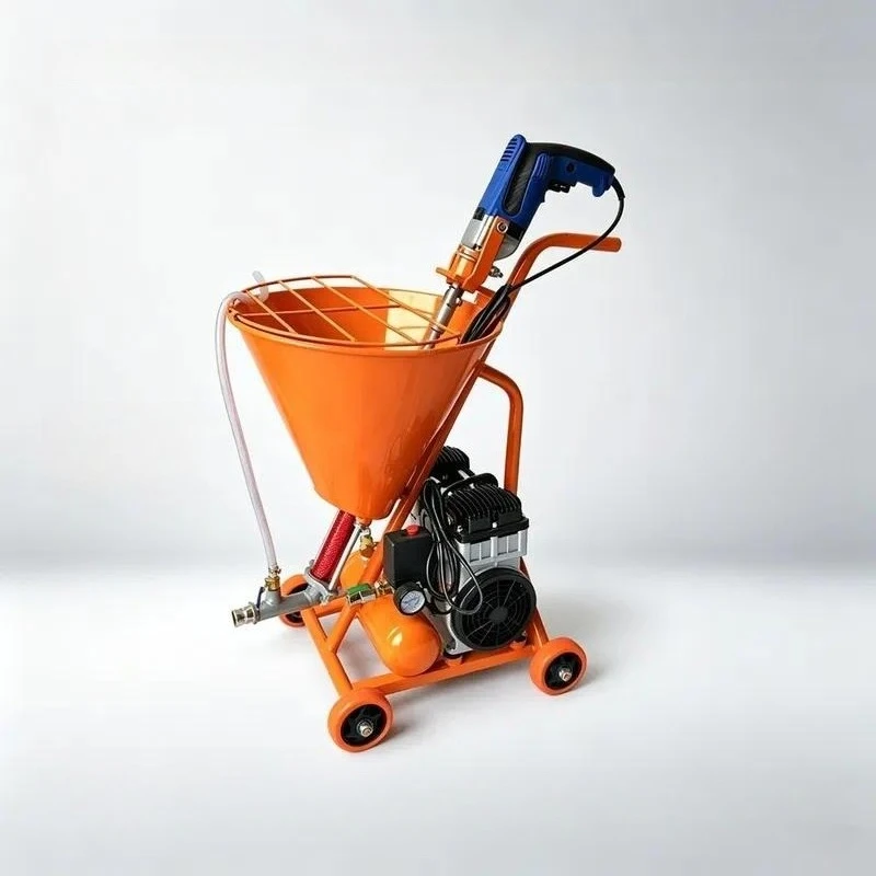 Hot-selling portable multi-functional waterproof coating, putty, mortar spraying machine