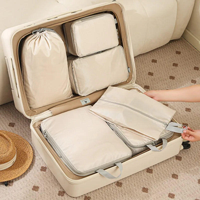 10 Set Packing Cubes for Travel Luggage Organizer Bags with Hanging Toiletry Bag and Shoe Bag Travel Packing Cubes Carry on