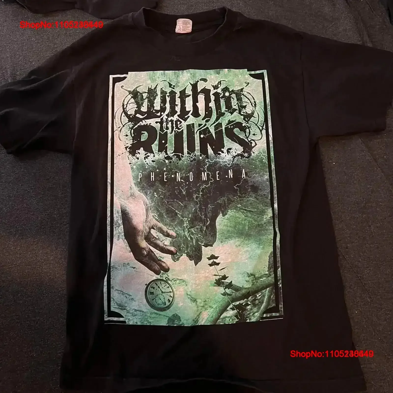 Within the Ruins Phenomena For Fan Full Size S to 5XL T shirt ZL1671 vintage Washed Top Everyday Wear Versatile vintage Washed